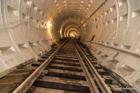Строящейся тоннель минского метро