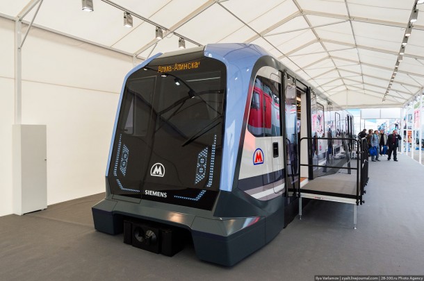 Новый вагон метро для Москвы от компании Siemens
