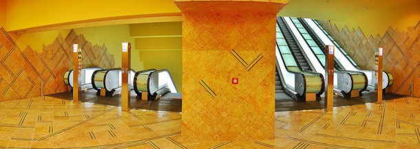 эскалатор неаполитанского метро