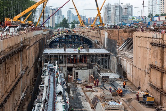 Строительство московского метро