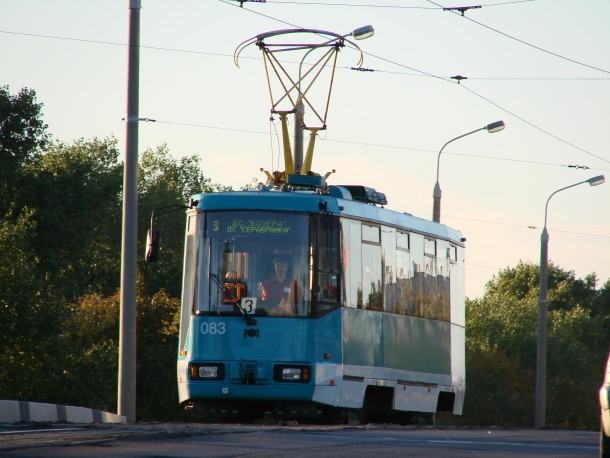 Трамвай АКСМ в Минске