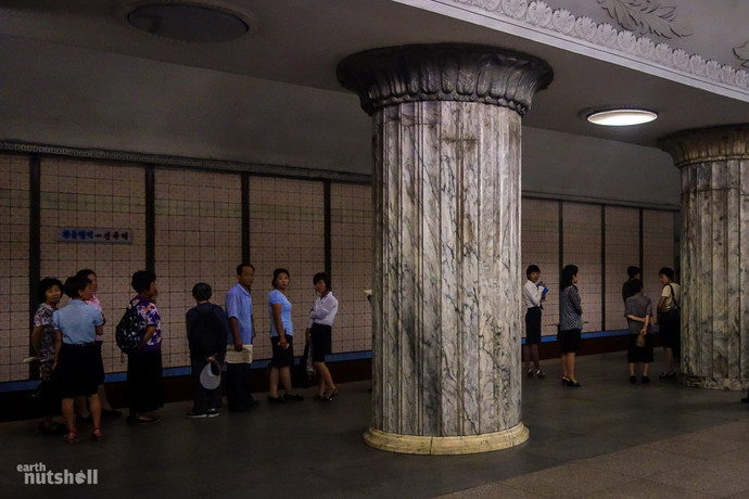 Фото метро Пхеньяна