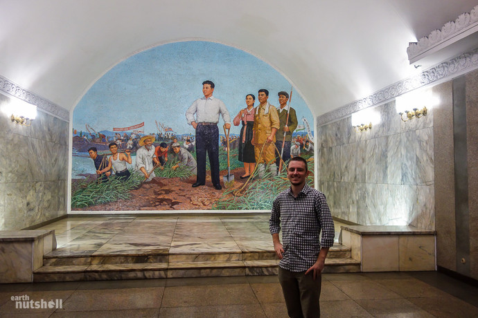 Фото метро Пхеньяна