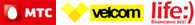 Сотовые операторы. МТС. Velcom. Life